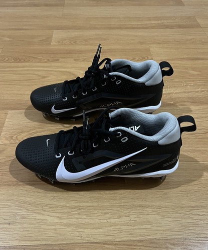Nike Alpha Menace 4 Varsity Fußballschuhe schwarz weiß FN0027-001 Herren Größe 9 - Bild 6 von 12