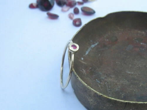 Gold Ruby Fine Rings