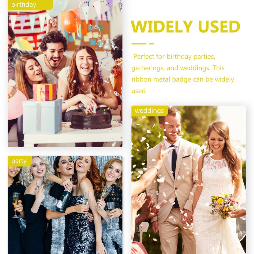 Birthday Brooch Pin Pattern Lapel Pin Novelty Birthday Corsage for