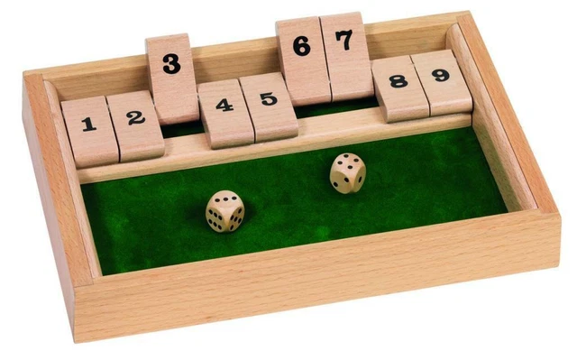 Shut the Box Gesellschaftsspiele