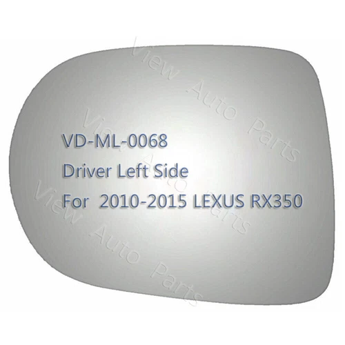 Mirror Glass+Adhesive Fit 2010 2011 2012 2013 2014 2015 Lexus RX350 Left Side LH