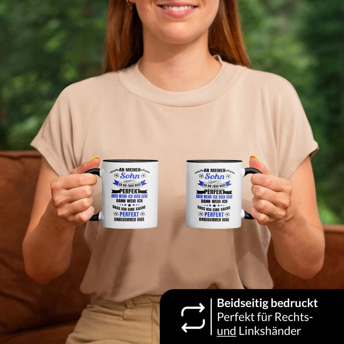 Sohn Geschenk zum Geburtstag 18 Jahre Kind Tasse Weihnachten von Mutter Vater