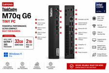 NEW 2026 Lenovo Thinkcentre M70Q G6 Tiny PC Intel Ultra 7 32GB DDR5 RAM 2TB SSD
