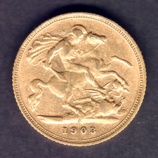 Australia. 1903 Sydney - Half Sovereign.. Part Lustre - VF