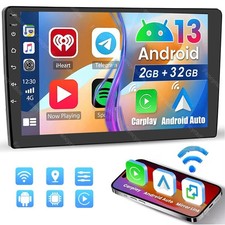 9" Android 13 Double 2Din Car Stereo Apple CarPlay Auto Radio GPS Navi WiFi BT