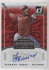 2016 Panini Donruss Signature Series Red /49 Yasmany Tomas #SGS-YT Auto 0a2
