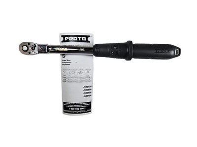 Proto J6004DR 3/8in Drive 10-50 ft-lbs Click Torque Wrench