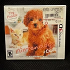 Nintendogs + Cats: Toy Poodle & New Friends (3DS, 2011) CIB Tested