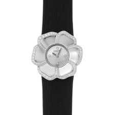 CHANEL Camelia H1187 White shell/diamond WATCH 692714