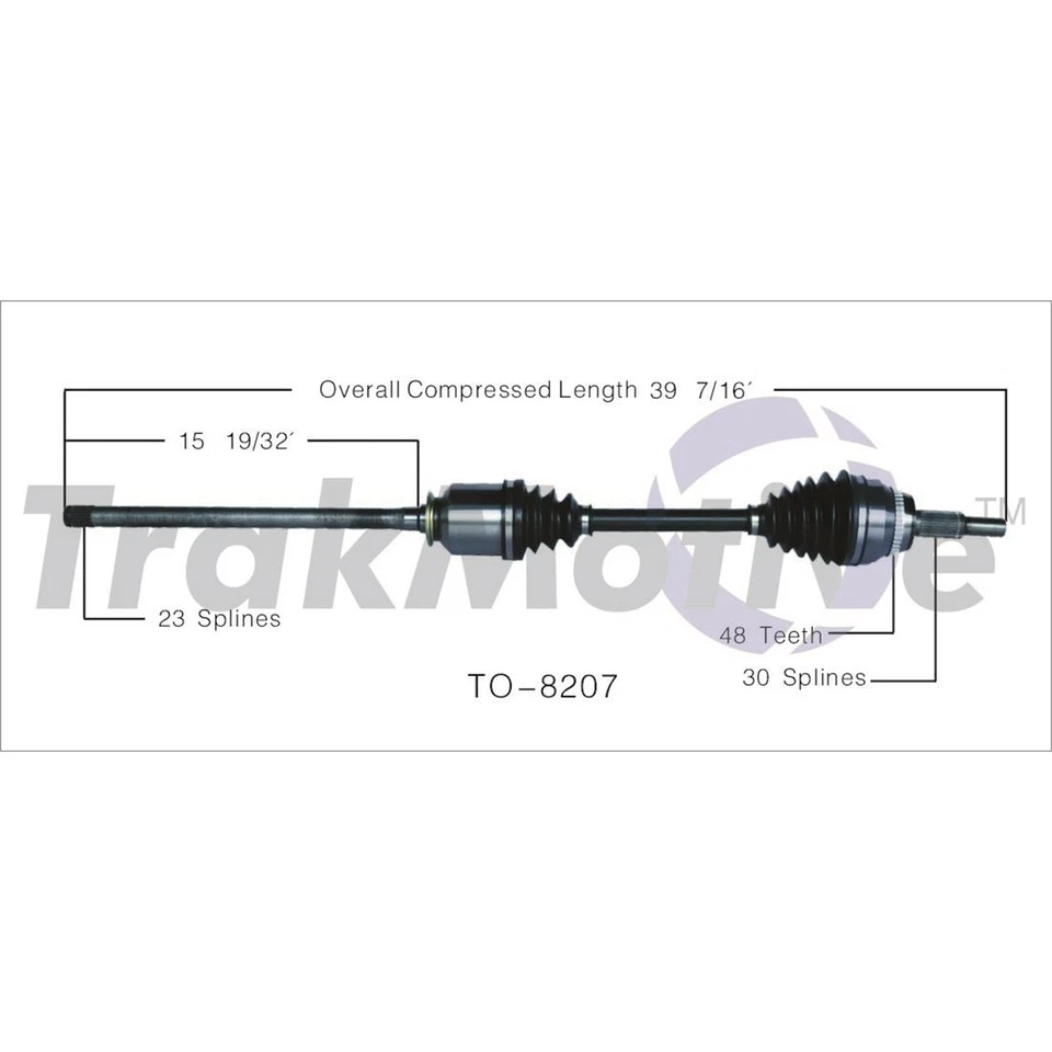 Juego de par de ejes delanteros CV SurTrack para Lexus RX330 RX350 AWD 2004-2009 Foto 2 de 3
