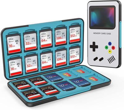 SD Card Holder for SD/TF Cards,Portable Memory Card Storage Case Compatible with