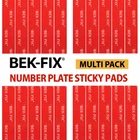 Number Plate Sticky Pads Double Sided Mounting Pads 90mm x 20mm (Multiple Qty's)