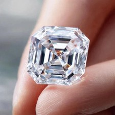 Diamante coltivato in laboratorio taglio Asscher 2,00 ct colore D VVS1 | taglio passo quadrato | certificato