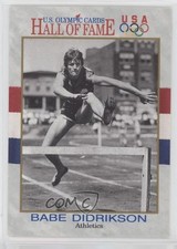 1991 Impel US Olympicards Hall of Fame Babe Didrikson Zaharias #6 1md