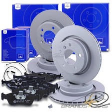 ATE BREMSSCHEIBEN +BREMSBELÄGE +WARNKONTAKTE VORNE+HINTEN FÜR BMW 3-ER E46