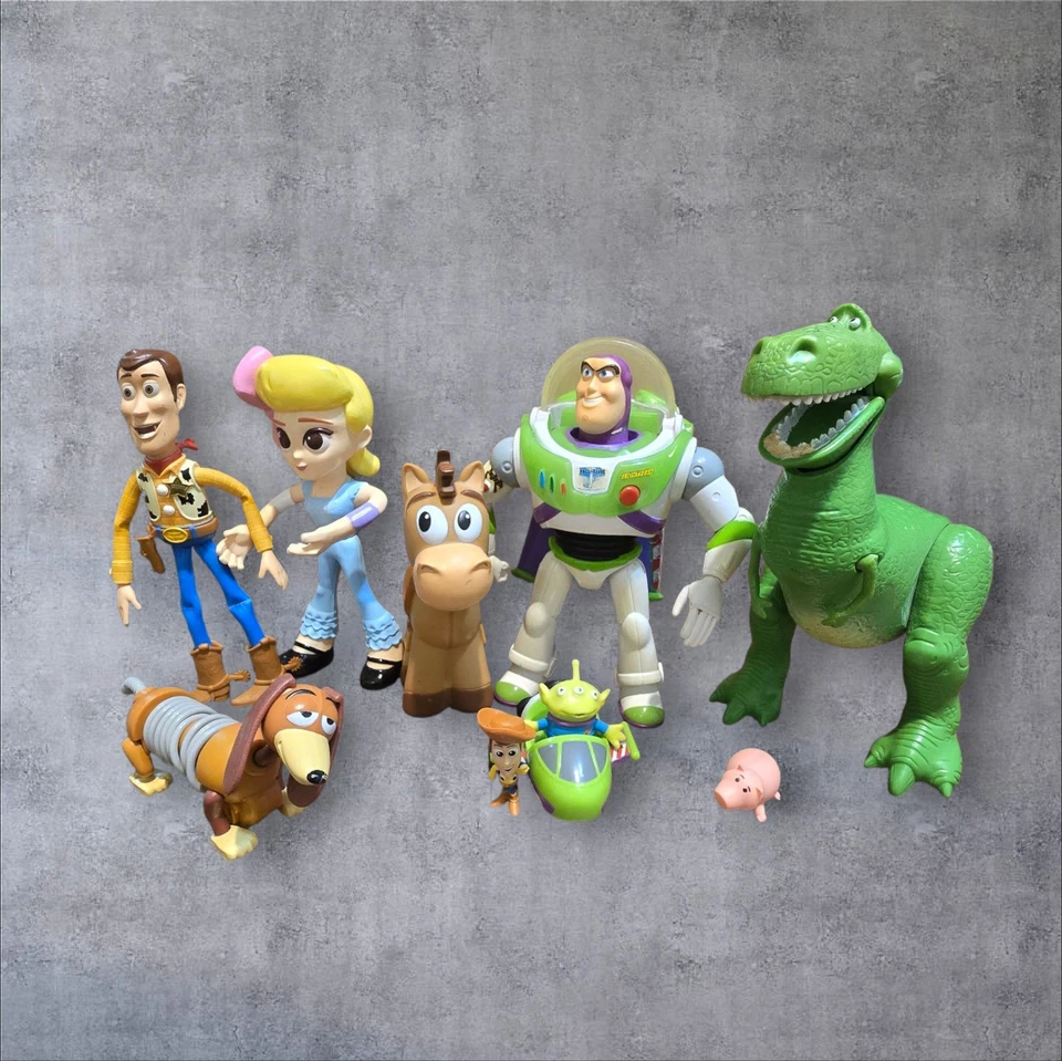 Disney Toy Story Woody, Buzz Lightyear, Jessie Figures/Toys Lot Of 08 Figures - Image 2 of 2
