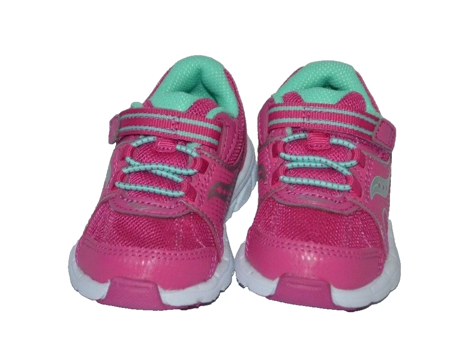 Zapatilla deportiva Saucony Vortex fucsia para niñas pequeñas talla 5M Foto 2 de 4