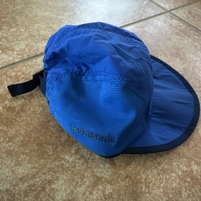 Patagonia Duckbill Hat 5-Panel Blue Running Cycling VTG | eBay display picture 1