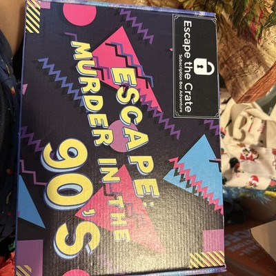 Escape the Crate Game. Escape: Murder in the 90 s