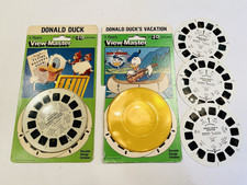 Vintage View Master Reels Set- Donald Duck Donald Duck's Vacation 1980s BIN N