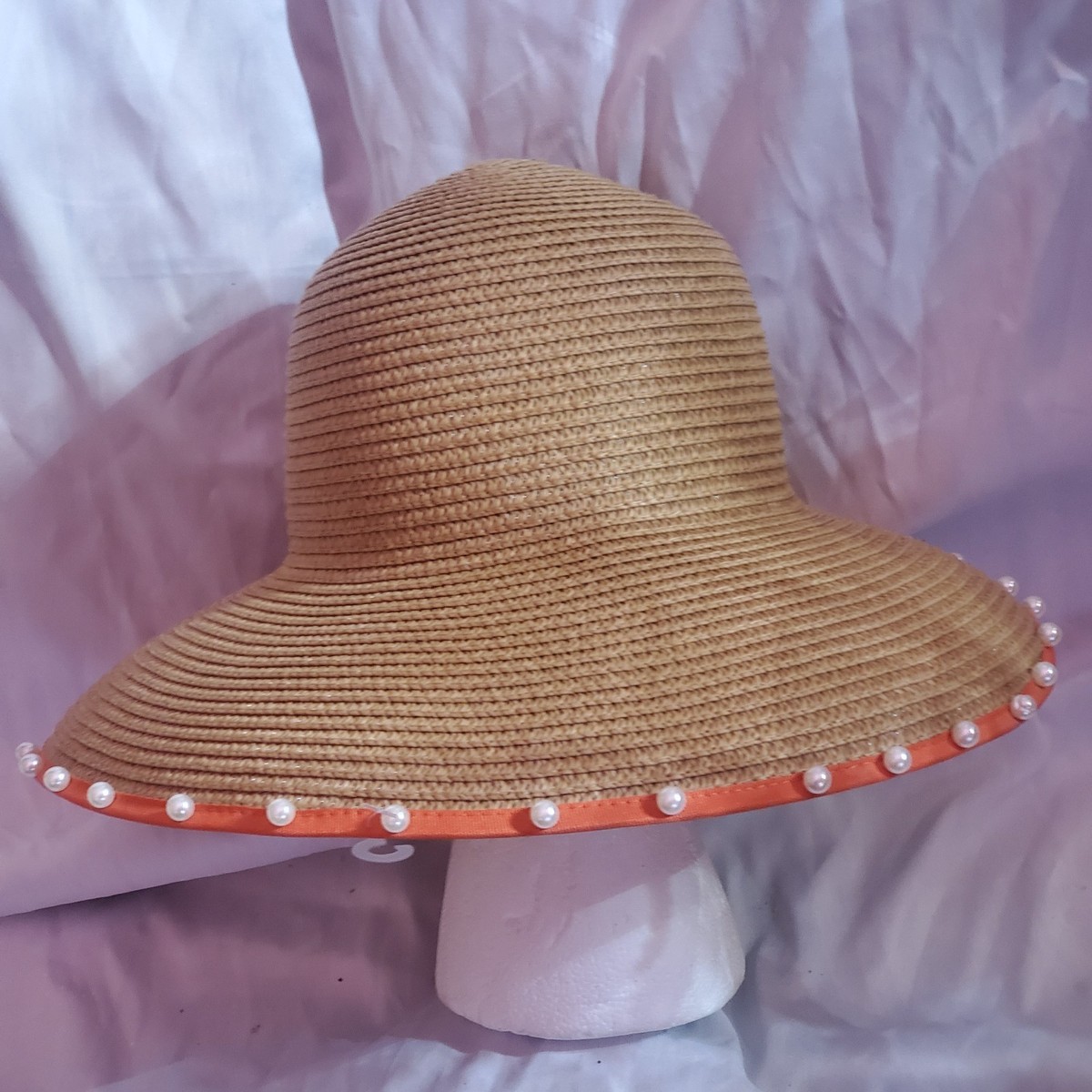 Orange Pearl Hat Copper Pearl | Top Knot Hat 5-18 mo ~ Solar | Mom main image 3