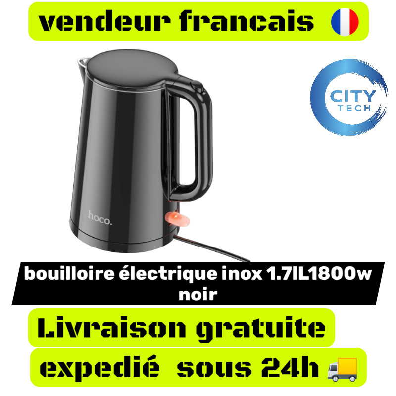 Bouilloire électrique inox Hoco HE11 pour le thé en famille