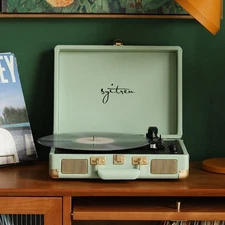 Syitren ORVOK III Iron Triangle Head Dual Speaker Bluetooth Vinyl Record Player