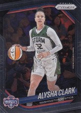 2025 PANINI WNBA BASKETBALL PRIZM CARD # 129- ALYAHA CLARK - WASHINGTON MYSTICS