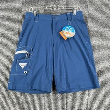 Columbia PFG Swim Shorts Trunks Mens Size 30 Blue Chino Ocean Beach Pool New