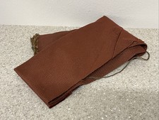 Designer Fabric Remnant Red Gold L Shaped See Pics For Measurments
