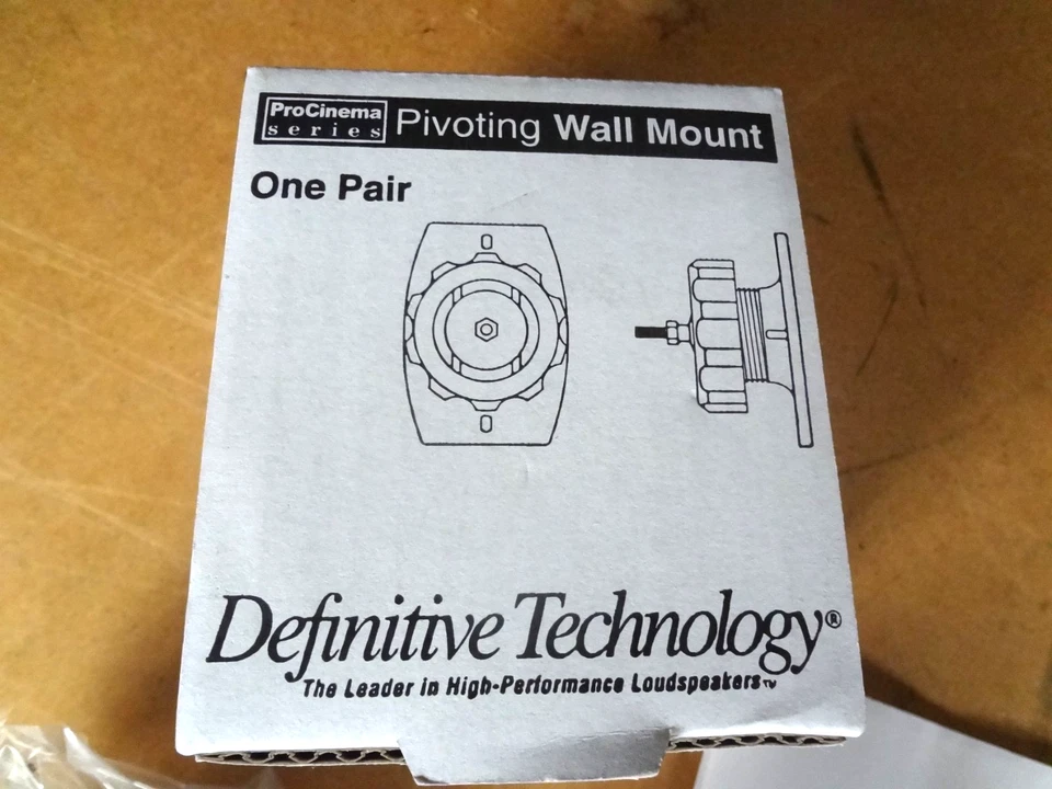 Definitive Technology Pivoting Wall-Mount Bracket - White 2Pcs. - Image 2 of 4