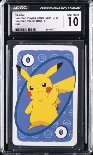 2021 POKEMON PLAYING CARDS #0 PIKACHU CGC 10 GEM MINT