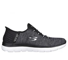 Skechers Women's Slip-Ins: Summits - Dazzling Haze Black/White - 149937-BKW, Bla