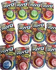 12 Pack Ja-Ru Light Up Yoyo Flash Pro Smooth Ball Bearing Clutch Green  Orange
