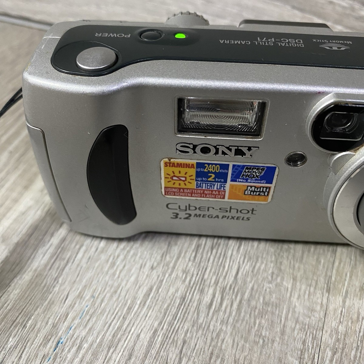 Sony Cyber-shot DSC-P71 3.2 MP Compact Digital Camera Silver
