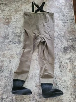 Simms Stockingfoot Chest High Waders Men's Large Tan Gore-Tex Waterproof Fishing