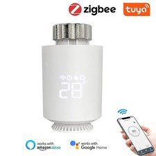 Tuya ZigBee 3.0 Smart TRV Radiatore Termostato Valvola Alexa Google