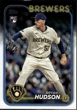 Bryan Hudson 2024 Topps Update Milwaukee Brewers Rookie #US105