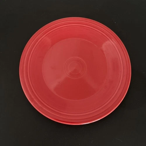 Fiesta Scarlet Homer Laughlin Red 10.5” Dinner Plate Fiestaware
