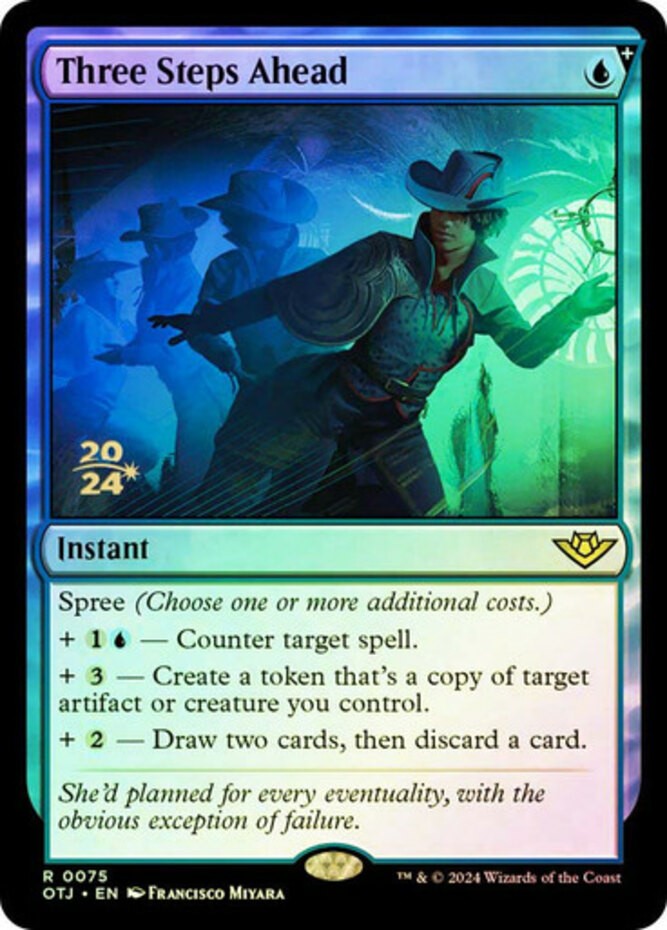 Pre-Release Promos Three Steps Ahead - Foil - Prerelease Promo x1 NM-Mint, Engli