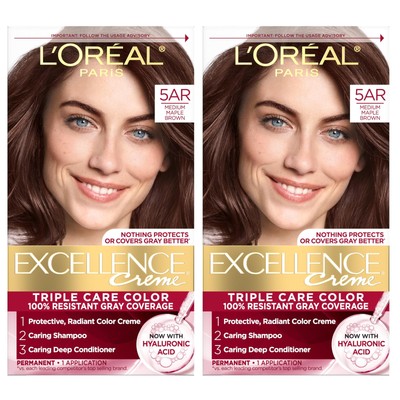 Excellence Crème Permanent Hair Dye, Triple Care Hair Color with Pro-Keratine...