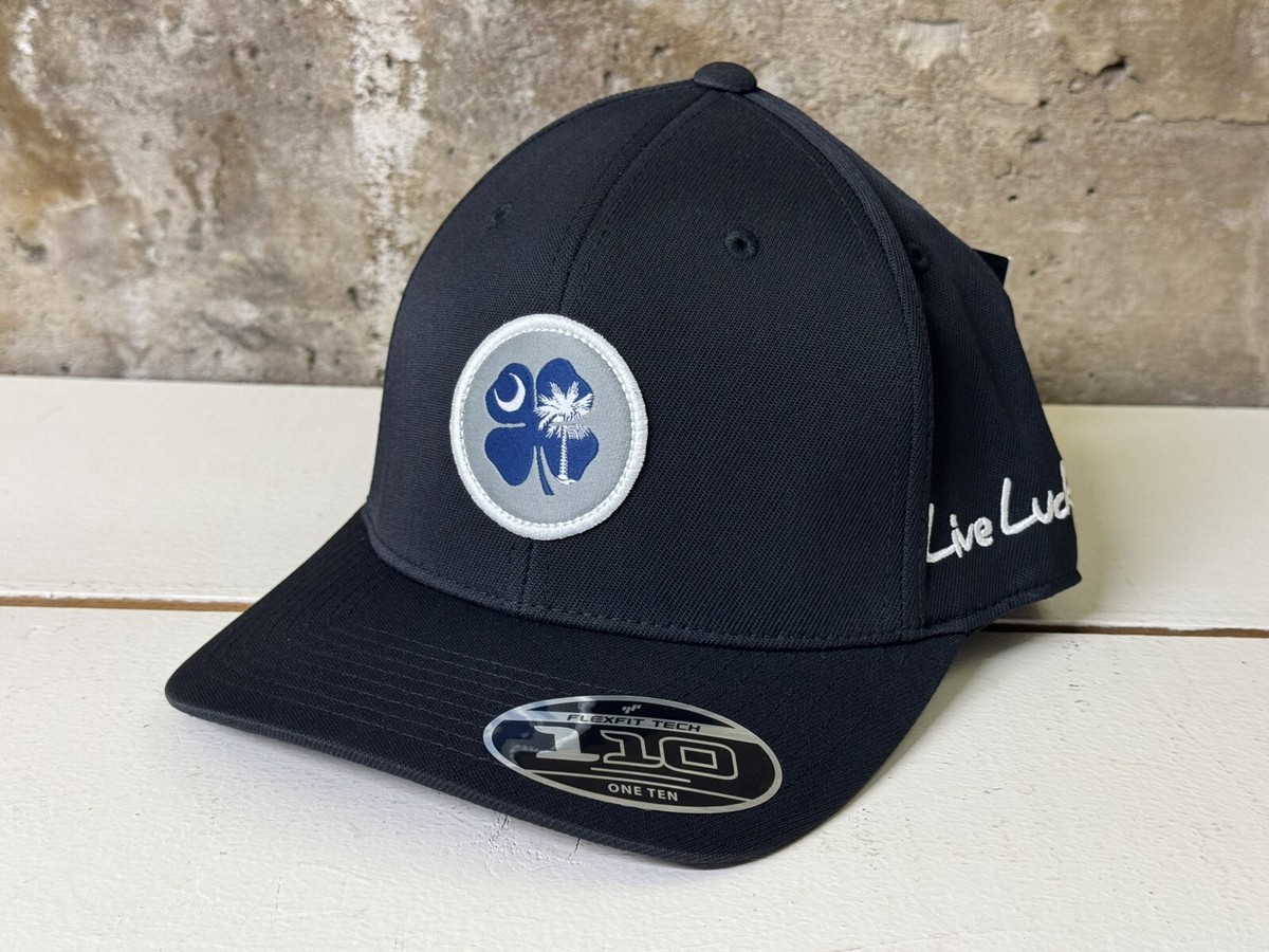 NEW Black Clover Live Lucky South Carolina Flag Golf Hat Black