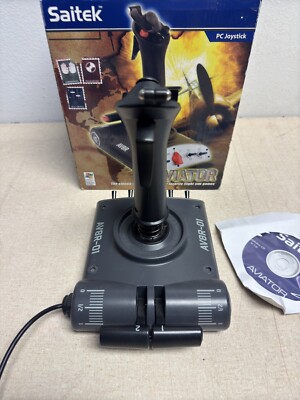 Saitek AV8R-01 USB Joystick Controller and Microsoft Flight Simulator X for PC