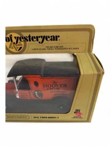 Modelos Matchbox de antaño 1912 Ford Modelo T Hoover Die Cast Vintage - Imagen 3 de 9