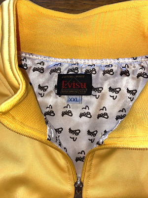 Evisu Heritage Yellow Track Jacket Full Zip Women's XXL 2XL | eBay