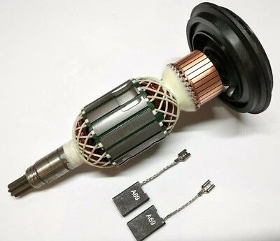 KRAFTFELD Motor Anker Rotor Läufer + Kohle f Bosch GSH 11 E,GBH 11 DE,WÜRTH MH10-SE,Berner