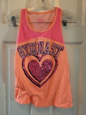 Girls Gymnast Embellished Tank By Justice, Size 14