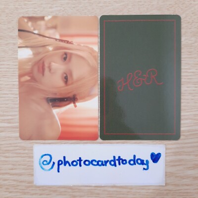 55Pcs ROSE Cards Photo Blink Cards Rosé New Album 2024 Kpop Photocard Pour Fans