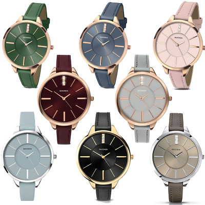 Sekonda Editions Damenuhr mit Lederarmband