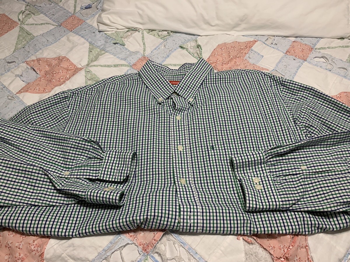 Big And Tall 3xl IZOD Buttonup Dress Shirt